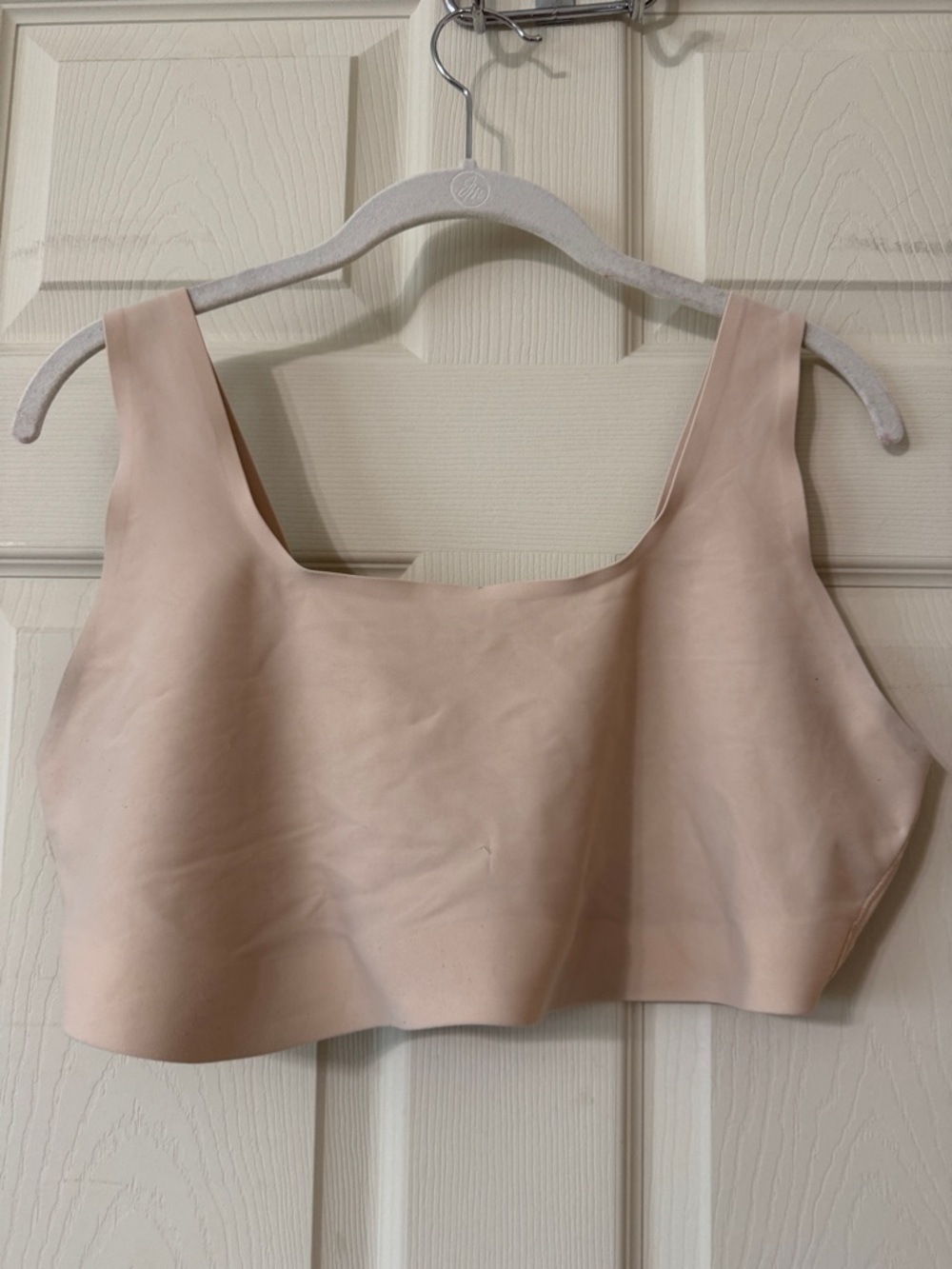Parade Sculpted Square Neck Bra — Neutral Blush